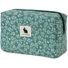 Image de Trousse De Toilette Coton Bio Vert Sapin