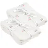 Image de Lot De 12 Lingettes Lavables Coton Bio Cerises