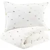 Image de Parure De Lit Gaze De Coton Bio Baleine