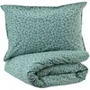 Image de Parure De Lit Percale Coton Bio Vert