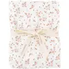 Image de Maxi Lange Gaze De Coton Bio Fleurs Roses