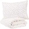 Image de Parure De Lit Gaze De Coton Bio Fleurs Roses