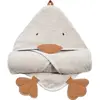 Image de Cape De Bain Coton Bio Nils Sable