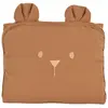 Image de Tapis À Langer De Voyage Coton Bio Ourson Caramel