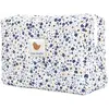 Image de Trousse De Toilette Coton Bio Bleu