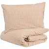 Image de Parure De Lit Percale Coton Bio Caramel