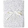 Image de Maxi Lange Gaze De Coton Bio Fleurs Beiges