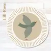 Image de Tapis Rond Soleil Lili-rose Multicolore