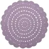 Image de Tapis Chambre Enfant Crochet Alma Mauve