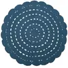 Image de Tapis Chambre Enfant Crochet Alma Bleu