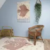Image de Tapis Chambre Enfant Coton Lavable Motif Oiseaux Birdy Multicolore
