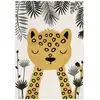 Image de Tapis Chambre Enfant Léopard Sören Multicolore