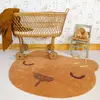 Image de Tapis Chambre Bébé Coton Lavable Ourson Sandel Caramel