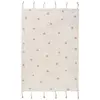 Image de Tapis Chambre Enfant Coton Lavable À Pois Nümi Rose Nude