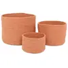 Image de Set De 3 Paniers De Rangement Corde De Coton Ilse Ambre