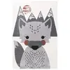 Image de Tapis Chambre Enfant Petit Renard Mr Fox Multicolore