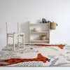 Image de Tapis Chambre Enfant Girafes Nisu Multicolore