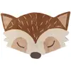 Image de Tapis Chambre Bébé Coton Lavable Petit Renard Marlo Multicolore