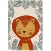 Image de Tapis Chambre Enfant Lion Ichiro Multicolore