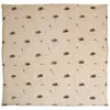 Image de Tapis De Repos Bébé Coton Imprimé Petits Palmiers Jaipury Crème Brûlée