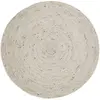 Image de Tapis Rond Laine Feutrée Neethu Avoine