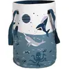 Image de Panier De Rangement Pour Chambre Enfant Little Deep Blue Multicolore