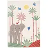 Image de Tapis Chambre Enfant Éléphant Mamalena Multicolore