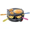 Image de Raclette Techwood 6 Personnes - Poelons Avec Manches Colore