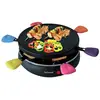 Image de Raclette Techwood 6 Personnes- Poelons Avec Manches Colore