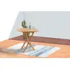Image de Table ronde pliable en bois teck Mejia