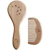 Image de Ensemble Brosse Et Peigne Bébé Hirondelles Bois