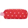 Image de Trousse Scolaire Léopard Rouge, Rose