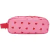 Image de Trousse Scolaire Léopard Rose, Rouge