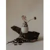 Image de Biberon BibRond 330 ml marron imprimé