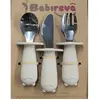 Image de Set De 3 Couverts En Inox Beige
