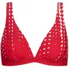 Image de Haut de maillot de bain triangle sans armatures femme Lisca Quito Rouge L 40755LI-rouge
