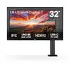 Image de LG Moniteur 4K Ergo UltraFine  32" IPS 16:9e Résolution UHD 4K 3840 x 2160 - 32UN880K-B