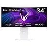 Image de LG 34' (86,2 cm) Moniteur gaming OLED 21:9 Résolution WQHD 3440 x 1440 - 34GX90SA-W