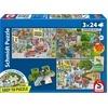 Image de 3 Puzzles - Pompiers 24 Pièces Schmidt Spiele