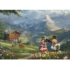 Image de Disney, Mickey et Minnie dans les Alpes 1000 Pièces Schmidt Spiele