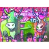 Image de Cool Cattle - Striped Cows 1000 Pièces Heye