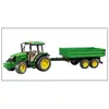 Image de Tracteur John Deere 5115m Avec Remorque À Ridelles Vert