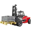 Image de Chariot Élévateur Linde Ht160d Avec Palette Et 3 Gitterbox Multicolore