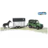 Image de Land Rover Defender Avec Van Pour Chevaux Et 1 Cheva Multicolore