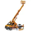 Image de Mb Sprinter Avec Plateforme De Travail Et Module Son + Lumière Orange
