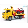 Image de Dépanneuse Man Tga Avec Véhicule Tout-terrain Jaune