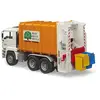 Image de Camion Poubelle Man Tga Blanc Et Orange