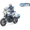 Image de Bworld Scrambler Ducati Motard De La Police Bleu