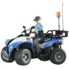 Image de Quad Police Avec Policière Et Accessoires Multicolore