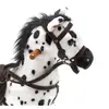 Image de Carlotta, Le Cheval À Bascule Sonore. Blanc Et Marron